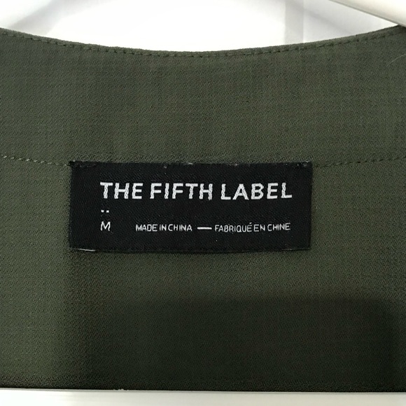 The fifth label womens long sleeve romper size medium olive green - Picture 5 of 7